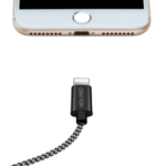 SiGN Skin Lightning Kabel 2.4A, 3m Svart/Vit - Bild 3