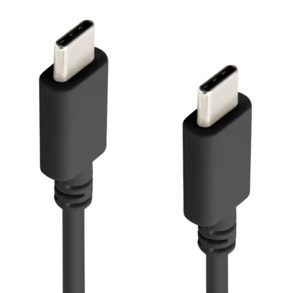 Linocell USB-C till USB-C kabel Svart 0,5 m
