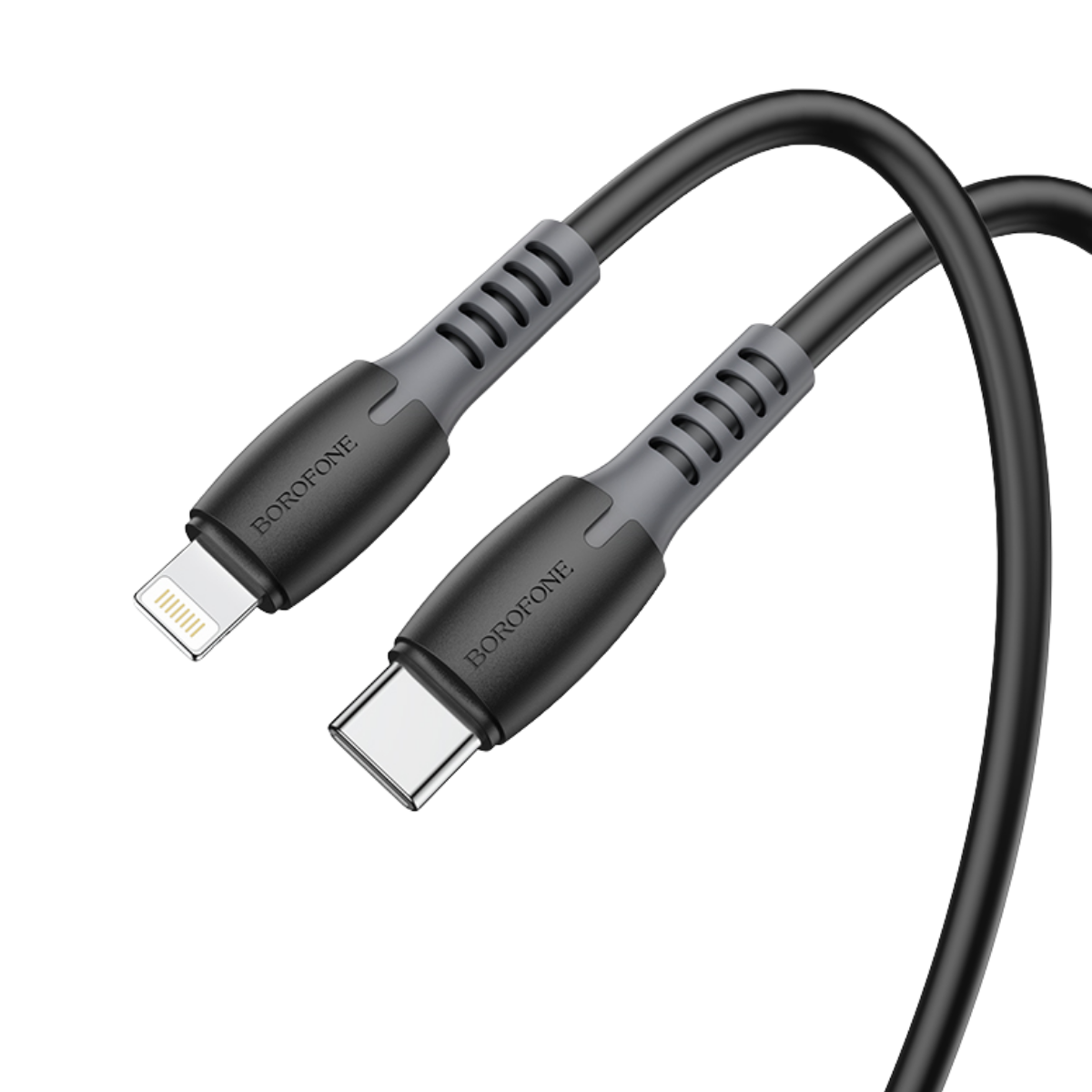 Copy of R.A.M Data (1000 x 1000 px) (1200 x 1200 px) (13) Borofone BX62 1M USB-C - Lightning Bonus PD - Svart - Bild 1