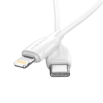 Borofone BX19 USB-C till Lightning 20W - Vit - Bild 3