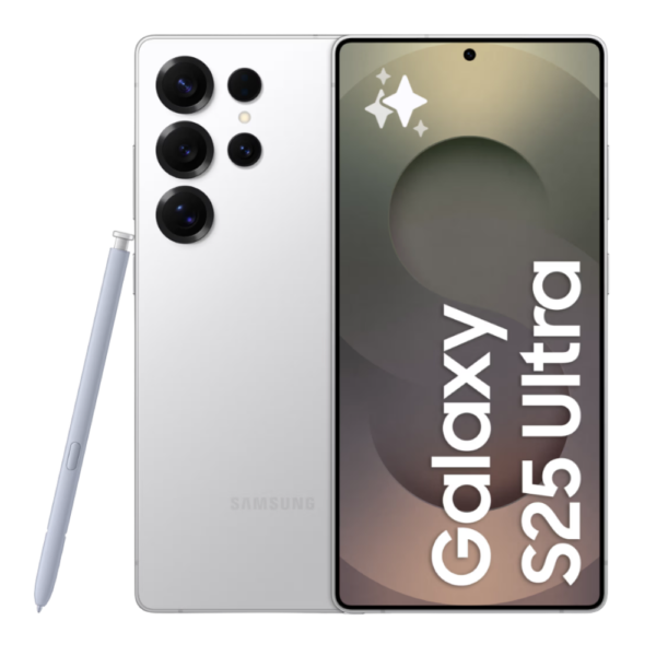 Samsung Galaxy S25 Ultra Smartphone med stylus och skärm