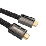 Joyroom HDMI -kabel med svart textilöverdrag