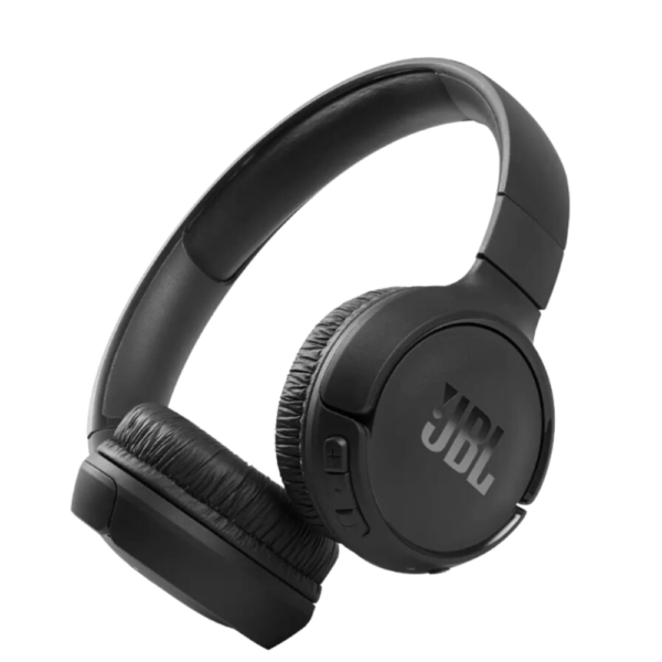 JBL Tune 570BT, Svarta hörlurar med JBL-logotyp